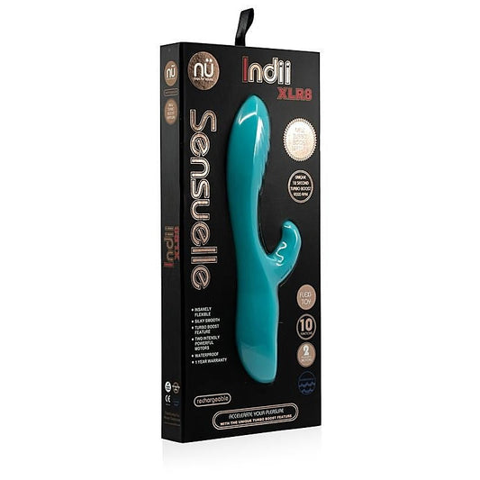 Nu Sensuelle Indii XLR8 - Dual-Motor Vibrator with Turbo Boost - Rabbit Vibrators