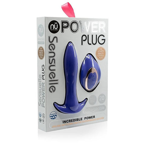 Nu Sensuelle Power Plug 20 Functions Remote Controlled Butt Plug - Butt Plugs