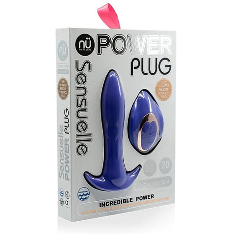 Nu Sensuelle Power Plug 20 Functions Remote Controlled Butt Plug - Butt Plugs