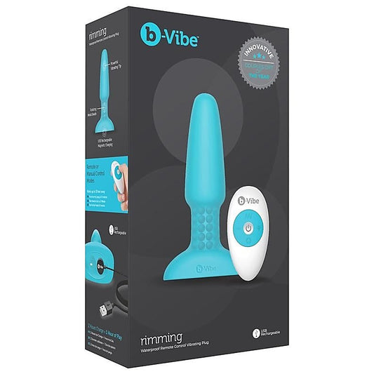 b-Vibe USB Rechargeable Rimming 2 Butt Plug - Butt Plugs