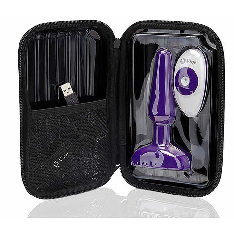 Trio Vibrating Remote Control Butt Plug by B-Vibe - Butt Plugs