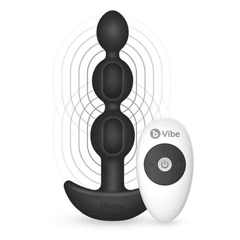 Triplet Vibrating Anal Beads by B-Vibe - Anal Beads and Balls