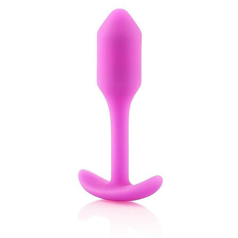 Snug Plug Weighted Silicone Butt Plug By B-Vibe - Butt Plugs