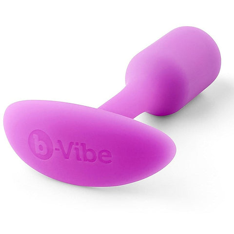 Snug Plug Weighted Silicone Butt Plug By B-Vibe - Butt Plugs