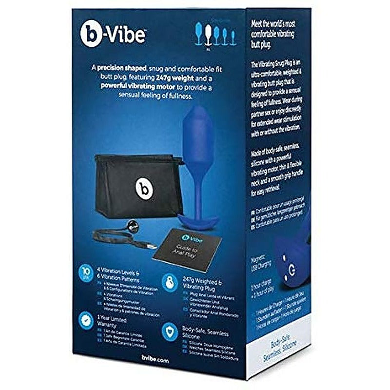 Vibrating Snug Plug Xl - Ultimate Anal Bliss By B-Vibe - Butt Plugs