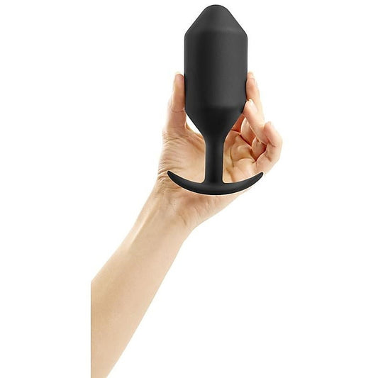 Snug Plug 6 Weighted Silicone Butt Plug by B-Vibe - Butt Plugs