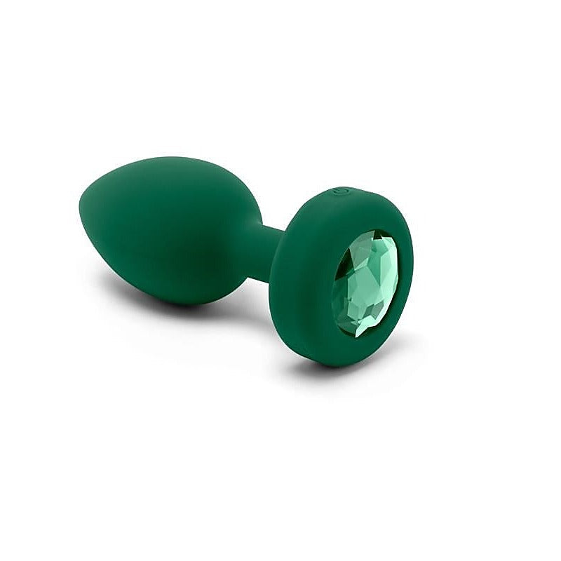Vibrating Jewels Remote Control Butt Plug By B-Vibe - Butt Plugs