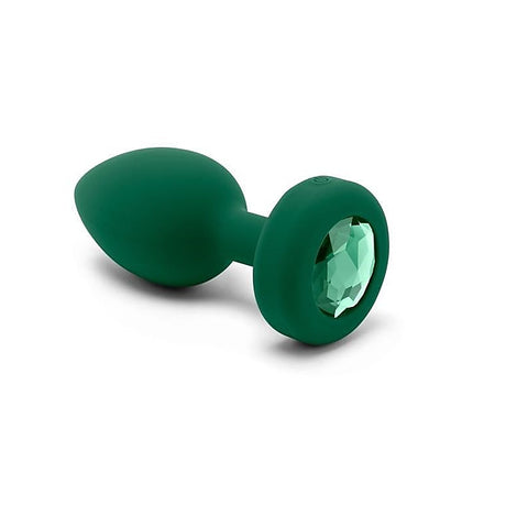 Vibrating Jewels Remote Control Butt Plug By B-Vibe - Butt Plugs