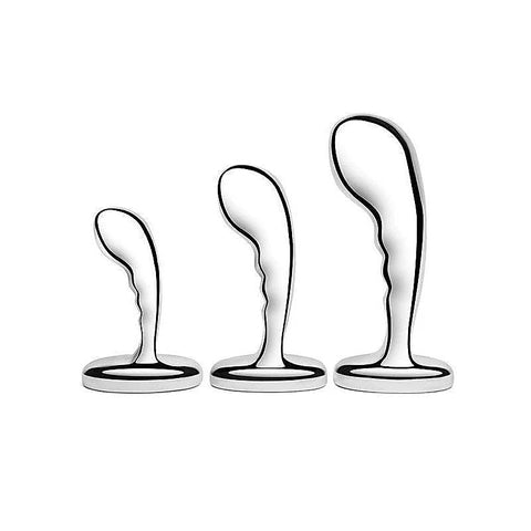 Stainless Steel Plug Set By B-Vibe - Prostate Toys