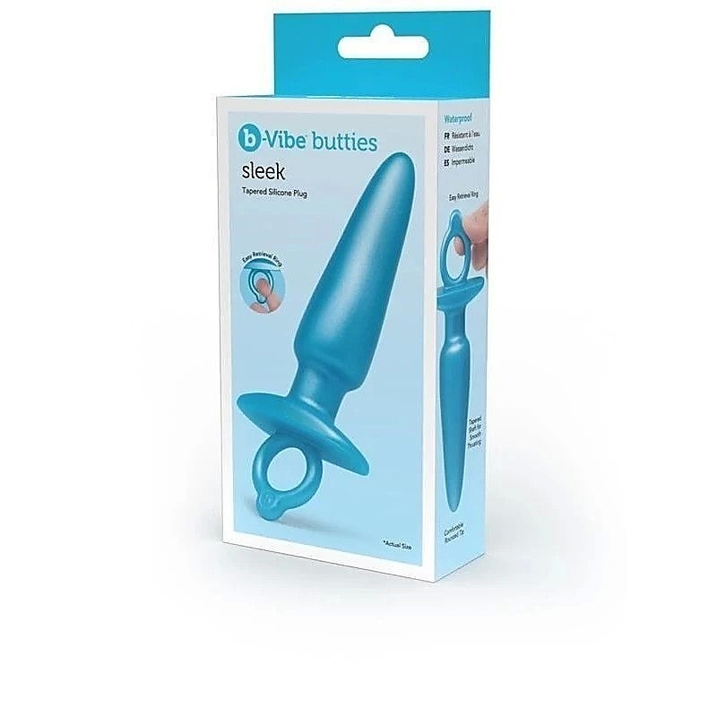 Sleek Tapered Silicone Anal Plug By B-Vibe - Butt Plugs