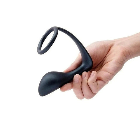 Ringer Cock Ring And Prostate Plug By B-Vibe - Butt Plugs