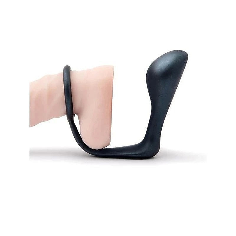 Ringer Cock Ring And Prostate Plug By B-Vibe - Butt Plugs
