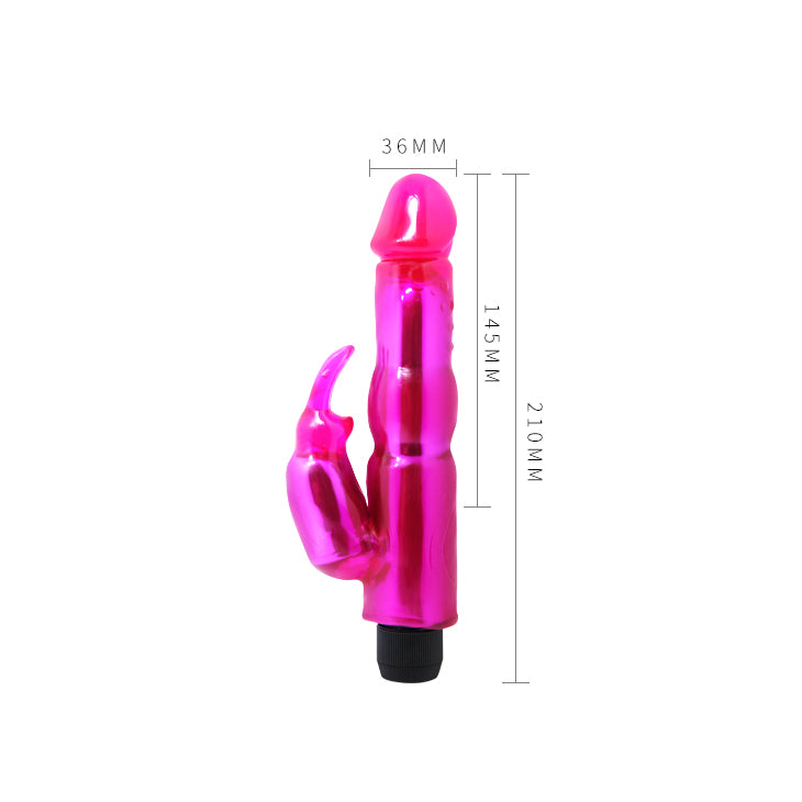 Baile Solid Jelly Feel Multi Function Rabbit Vibrator - Rabbit Vibrators