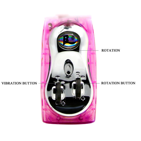 Baile Ribbed Shaft and Realistic Head Rabbit Vibrator - Rabbit Vibrators