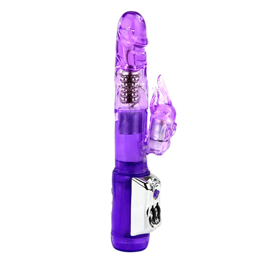 Baile Beaded and Bulbous Shaft Rabbit Massager - Rabbit Vibrators