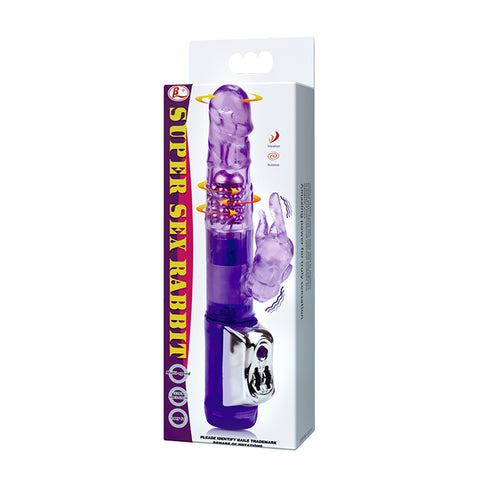Baile Beaded and Bulbous Shaft Rabbit Massager - Rabbit Vibrators