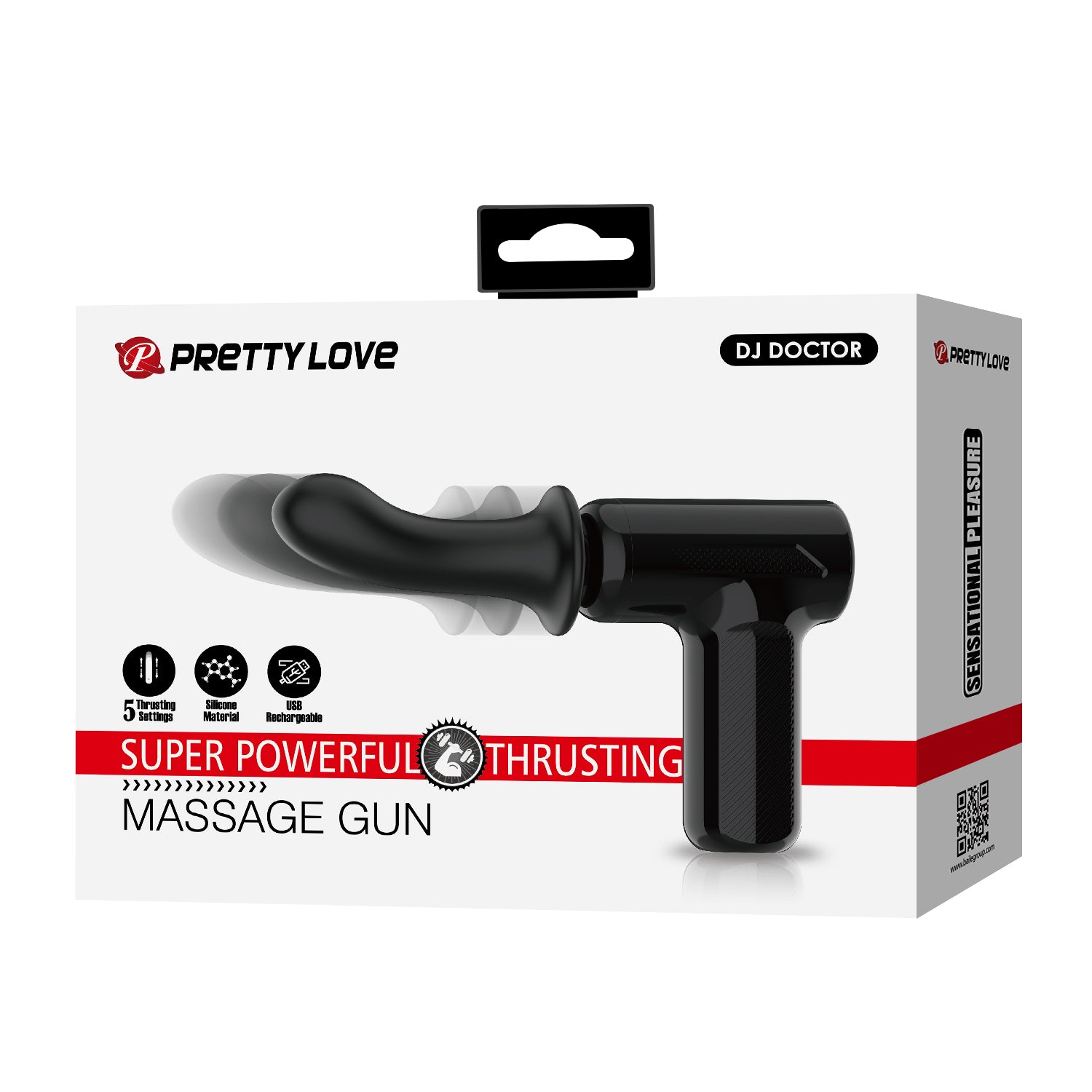 Baile Super Power Thrusting Sex Machine Massage Gun - Sex Machines