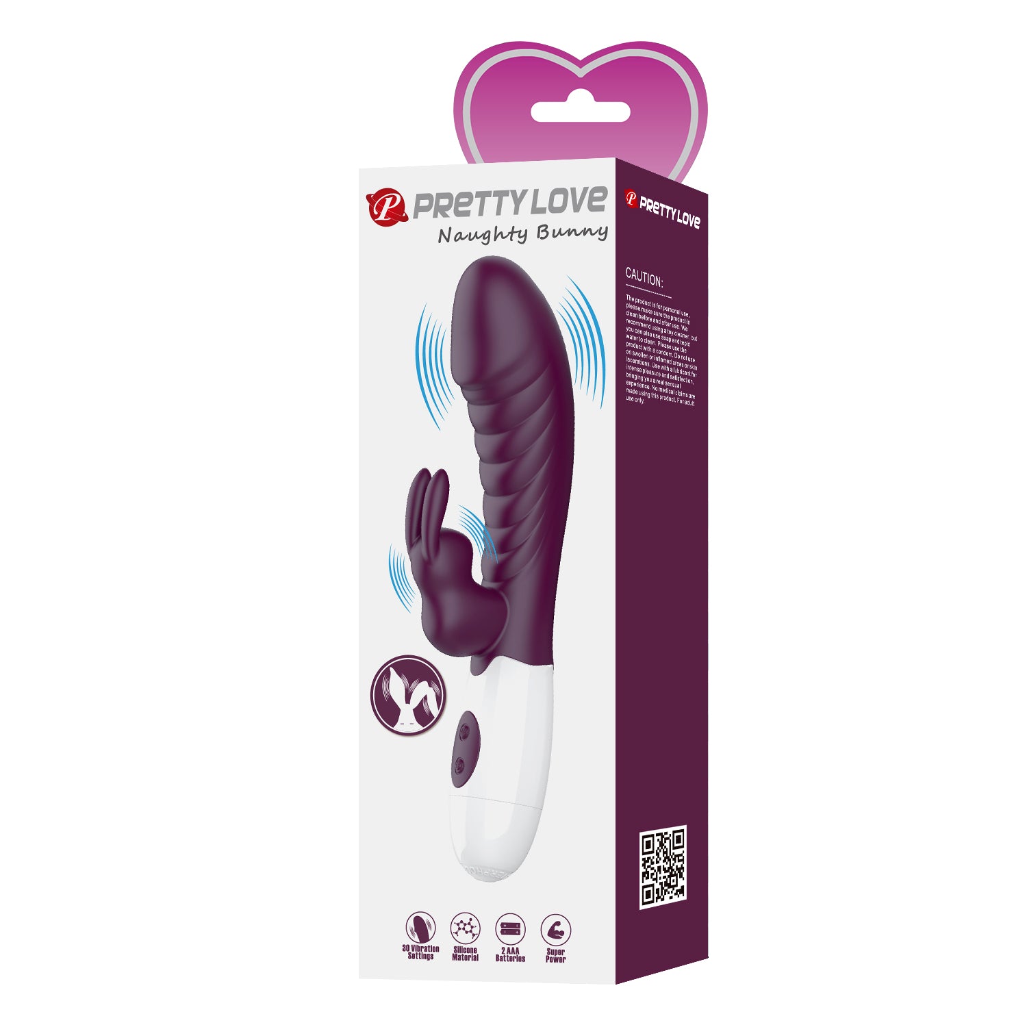 Baile Naughty Bunny 30 Functions Rabbit Vibrator - - Rabbit Vibrators