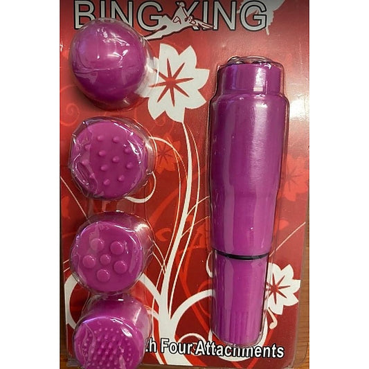 Bing King Mini Vibe And Attachments - Mini & Slim Vibrators