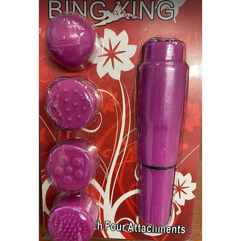Bing King Mini Vibe And Attachments - Mini & Slim Vibrators