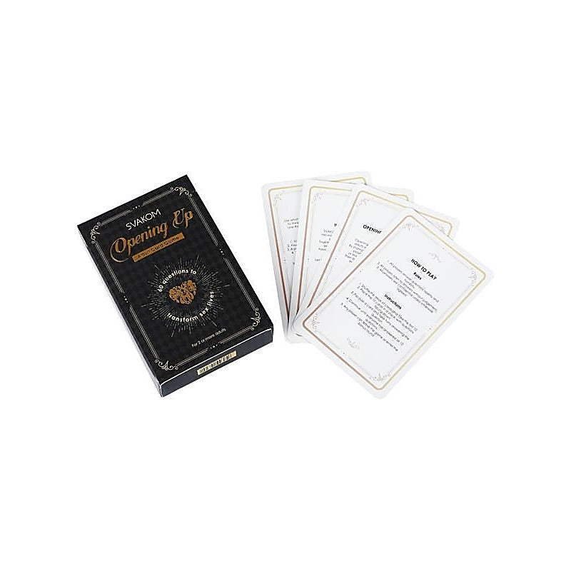 Opening Up Adult Card Game by Svakom - Sex Games, Coupons and Tricks