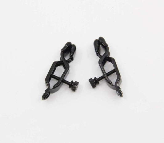 Love In Leather Bullnose Sexy Nipple Clamps - Nipple and Clit Clamps