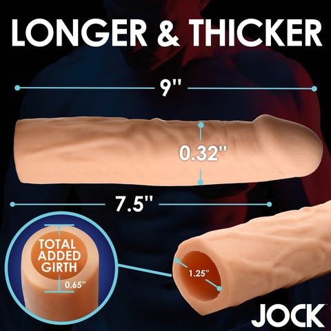 Curve Toys JOCK Extra Long 1.5 Inch Penis Extension Sleeve