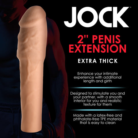 Curve Toys JOCK Extra Thick 2 Inch Penis Extension Sleeve
