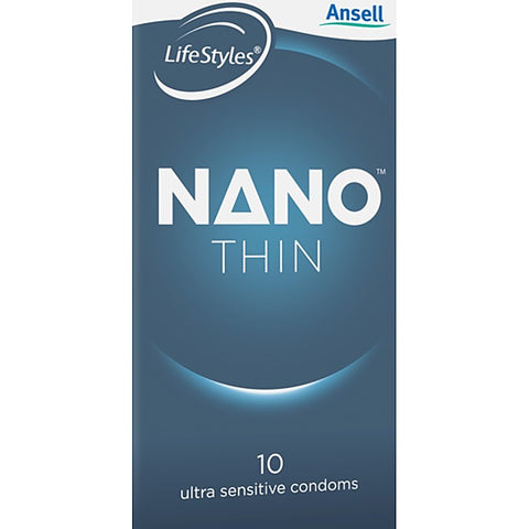 Ansell Lifestyles Nano Thins 10 Pack - Condoms