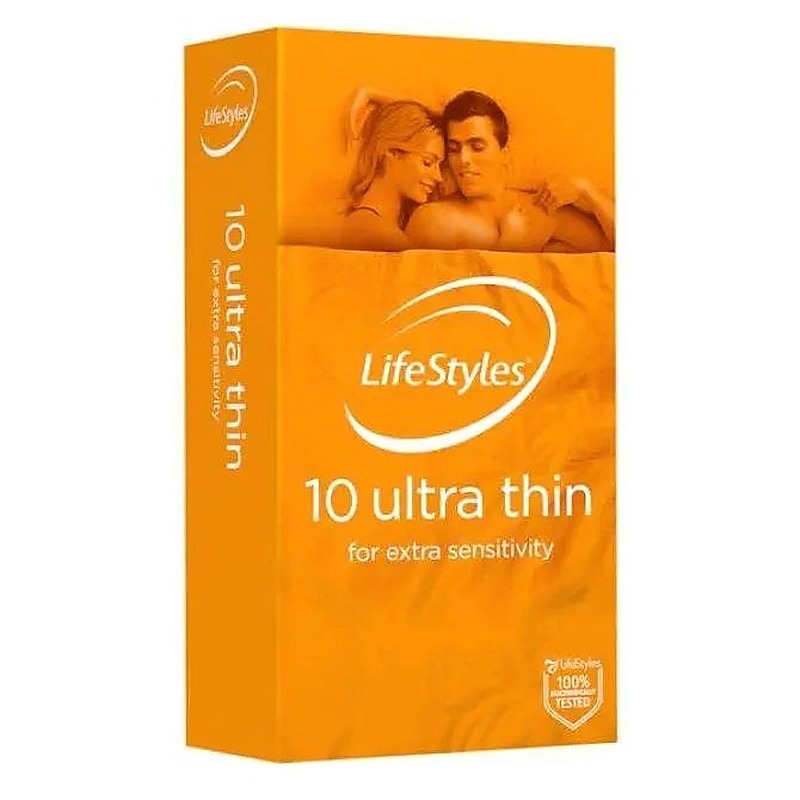 Ultra Thin Sensitive Feel 10's Condom by Ansell - Condoms