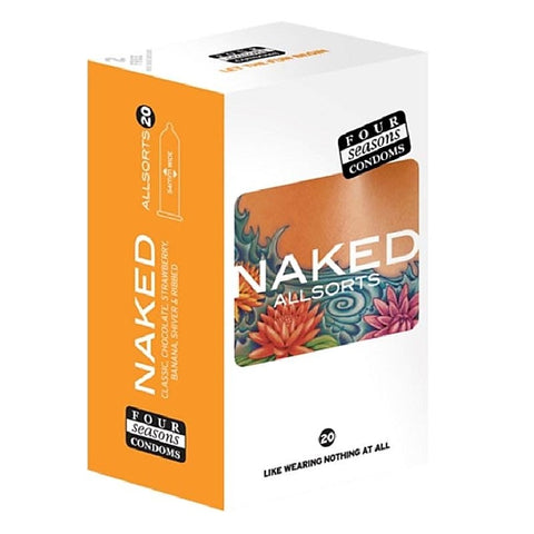 Naked Allsorts Condoms by Four Seasons - Condoms