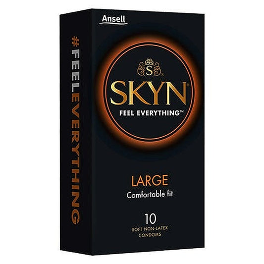 Skyn Large Non Latex Condoms 10 Pack By Ansell - Condoms