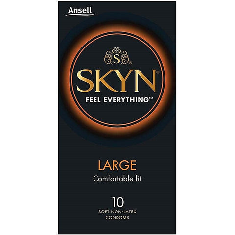 Ansell SKYN Large Non Latex Condoms 10 pack - Condoms