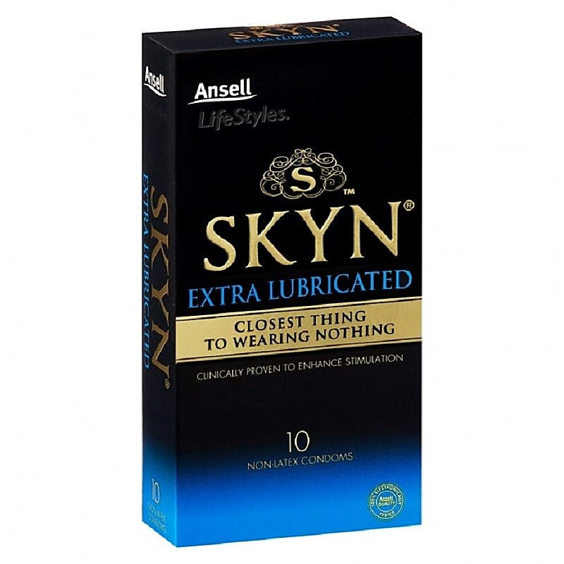 Skyn Extra Lubricated 10's Condom by Ansell - Condoms