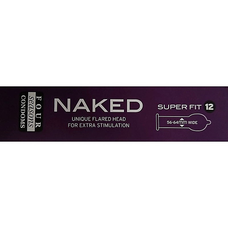 Naked Super Fit Condoms 12 Pack by Four Seasons - Condoms
