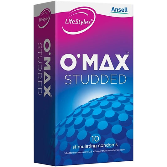 Lifestyles O-Max Condoms 10 Pack By Ansell - Condoms