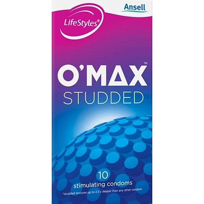Ansell LifeStyles O-Max Condoms 10 Pack - Condoms