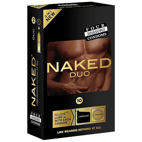 Naked Duo 10 Pack Rubber by Four Seasons - Condoms