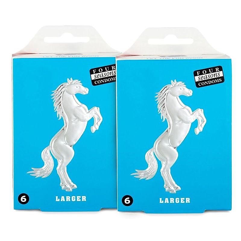Larger Fitting Condoms Pack by Four Seasons - Condoms