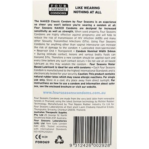 Naked 6's Condom by Four Seasons - Condoms