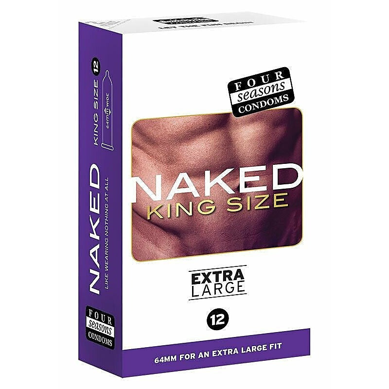 Naked King Size 12's Condom by Four Seasons - Condoms