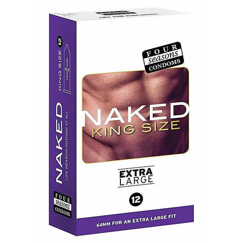 Naked King Size 12's Condom by Four Seasons - Condoms