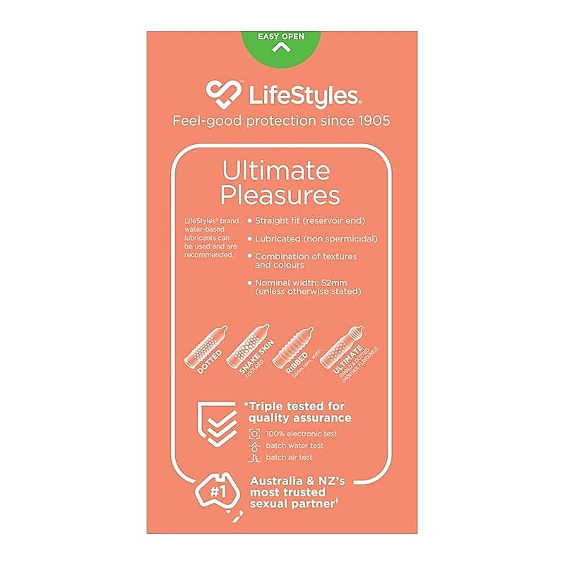 Lifestyles Ultimate Pleasures Condoms - Condoms