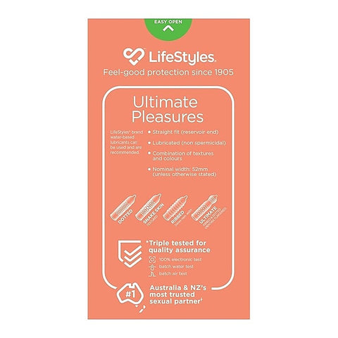 Lifestyles Ultimate Pleasures Condoms - Condoms
