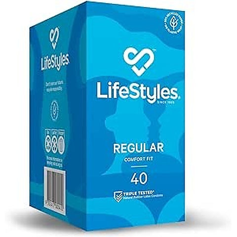 LifeStyles Healthcare Regular 40 Pack Condoms