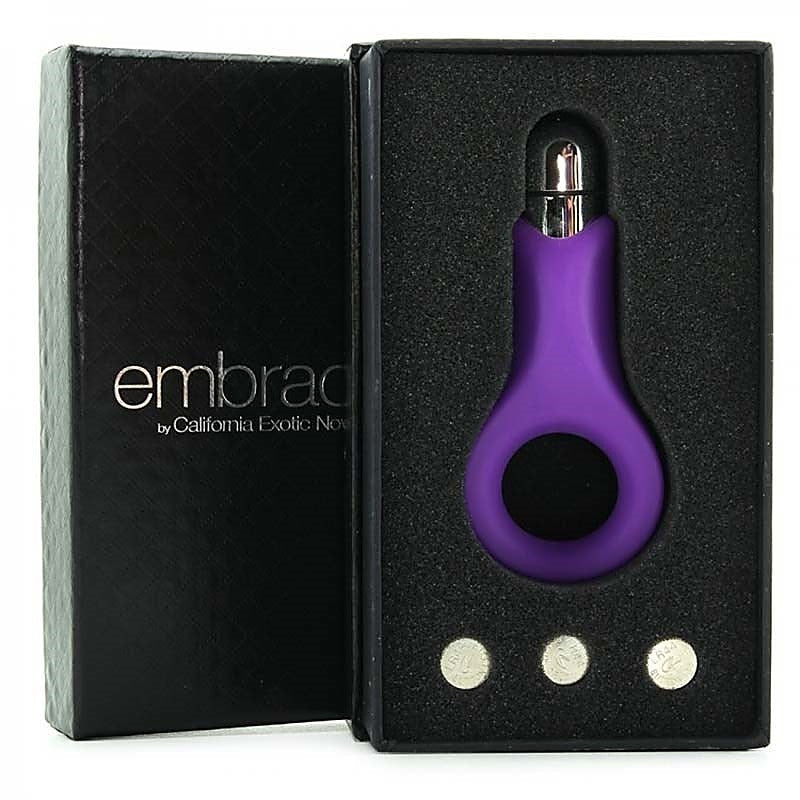 Embrace Couples Cock Ring by California Exotics - Vibrating Cock Rings