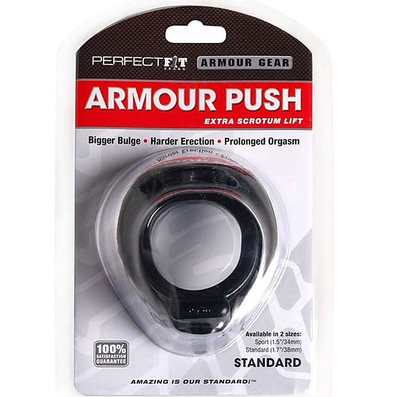 Armour Push Standard Cock Ring by Perfect Fit - Cock Rings