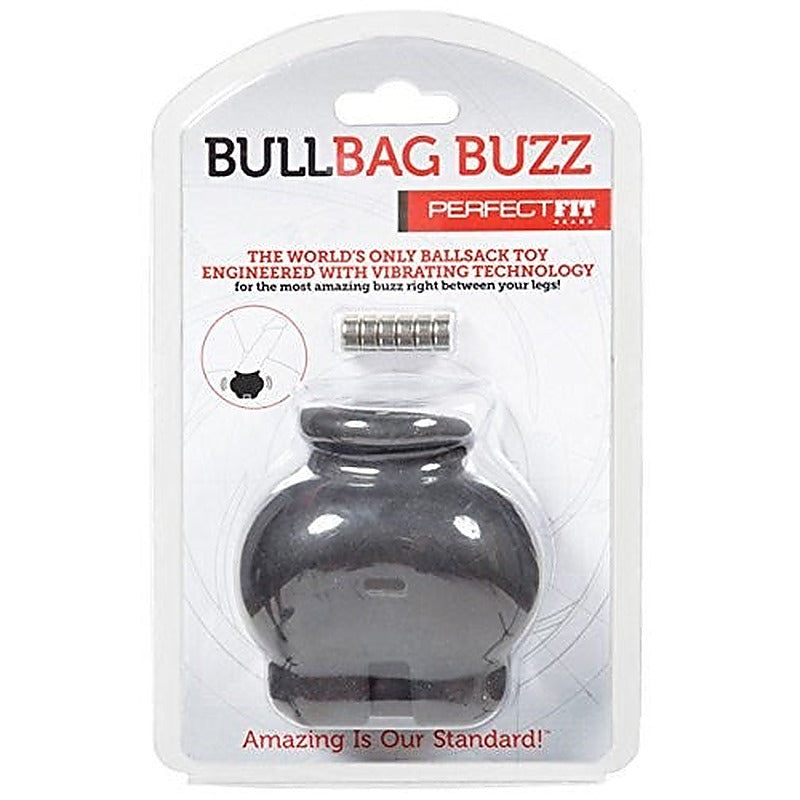 Mens Bull Bag Buzz Cock Ring by Perfect Fit - Cock Rings