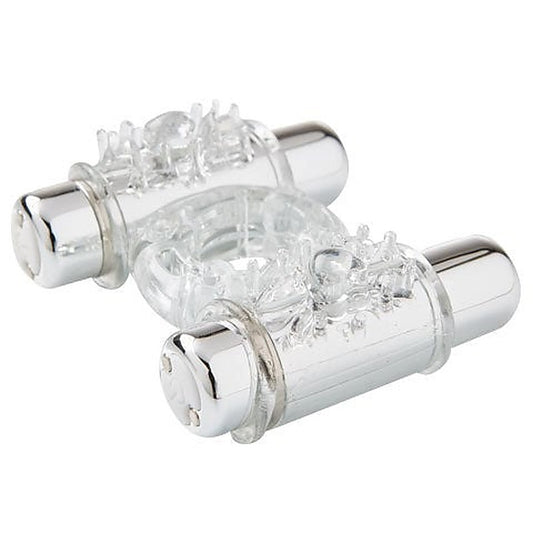Nu Sensuelle Double Action Bullet Ring - Cock Rings