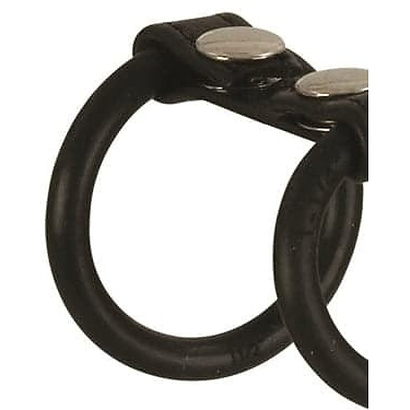 Adonis Helios Leather Cock Ring By California Exotics - Cock Rings